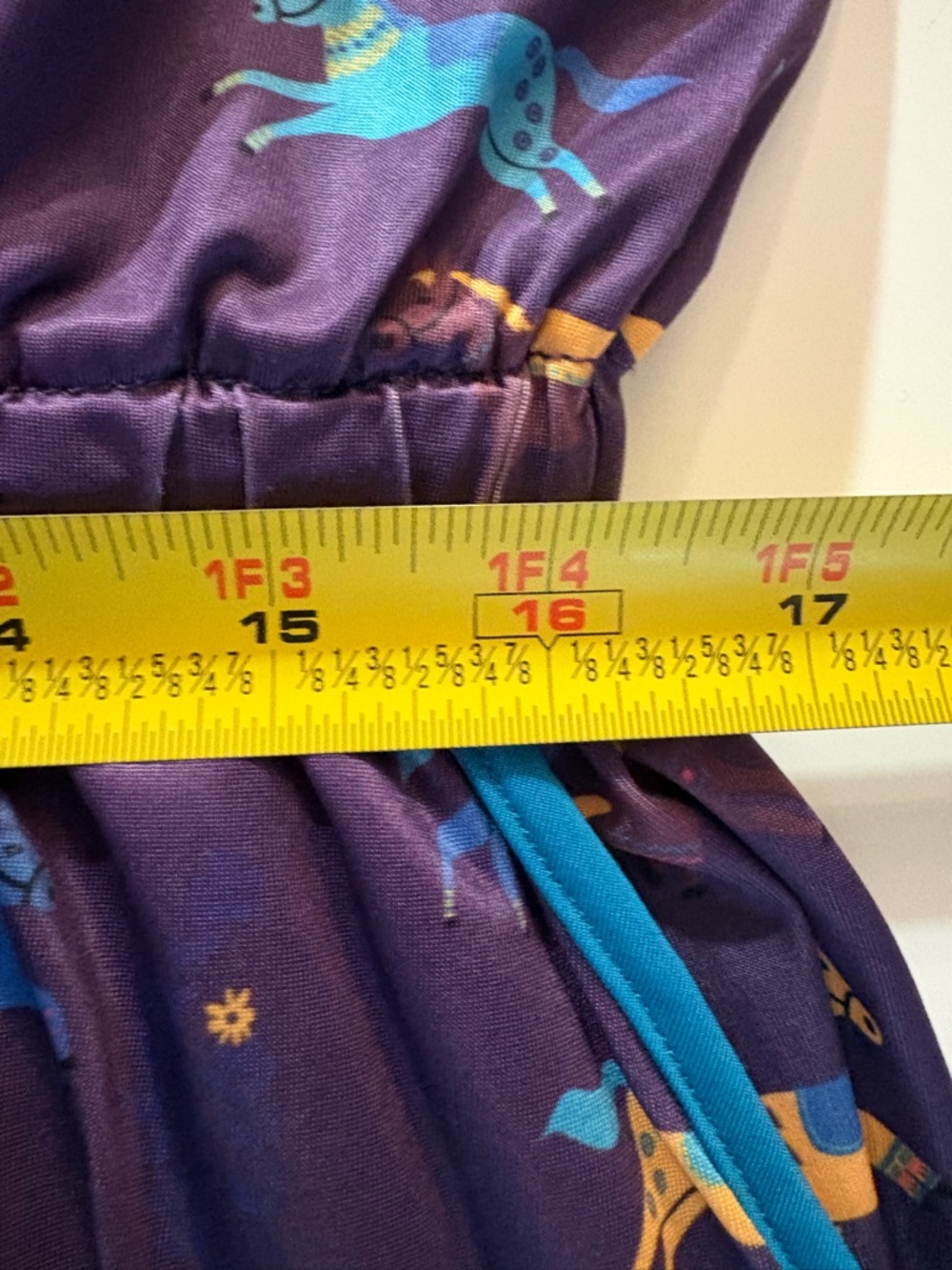 Lindy Bop Peyton Purple Horses Dress - Picture 9 of 12